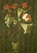 Francisco de Zurbaran flower vase oil